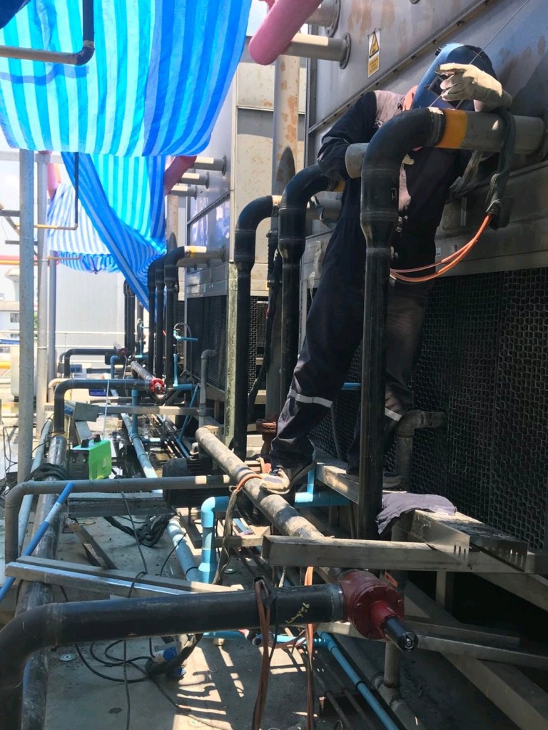 instalasi water chiller di bali